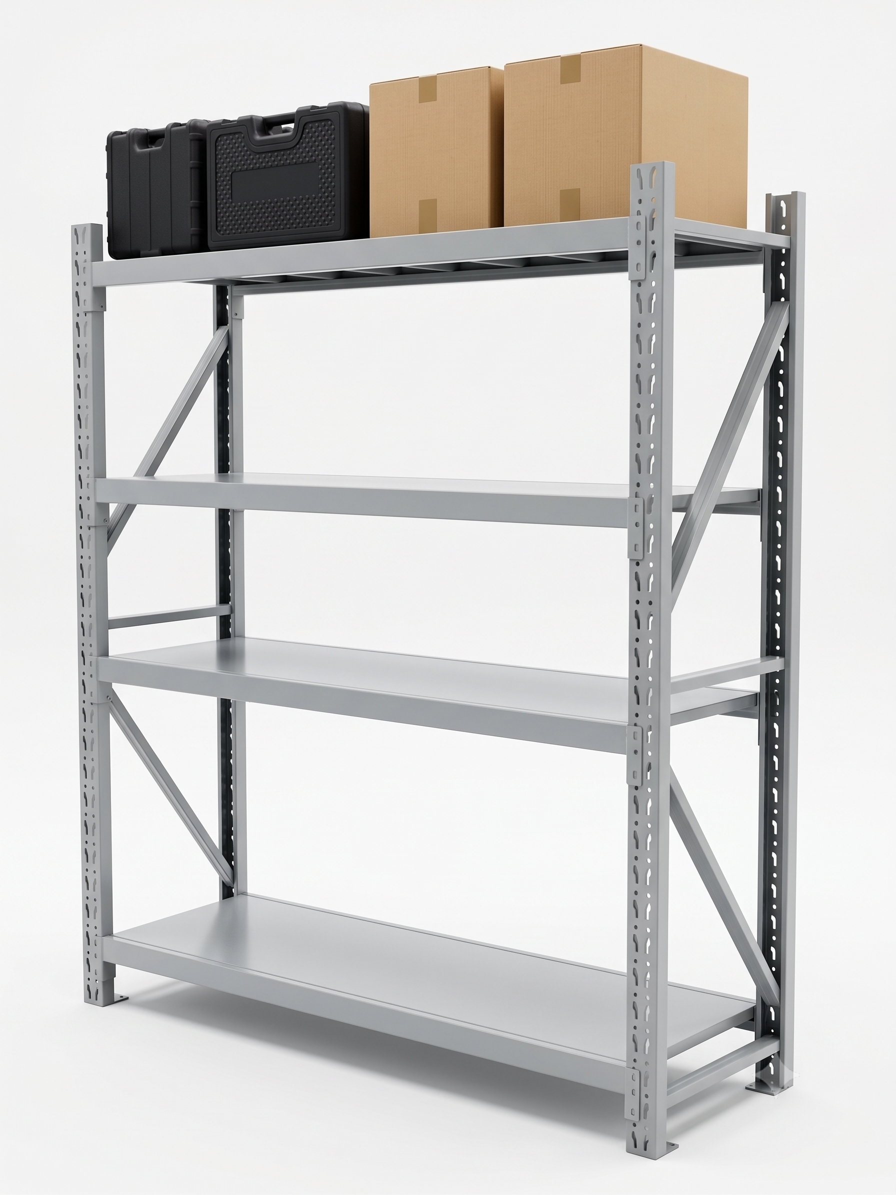 4-Layer Heavy Duty Steel Shelf Storage Rack