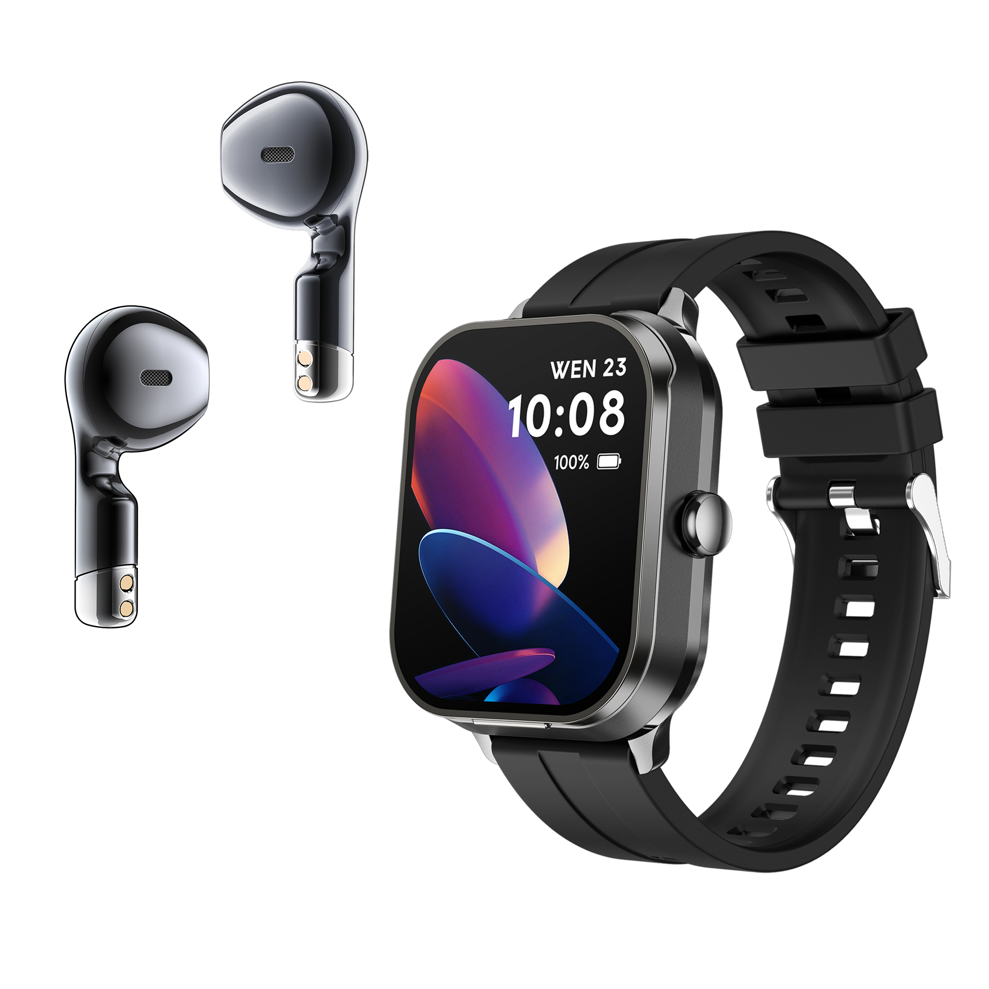 D8PRO Smartwatch With Earbuds