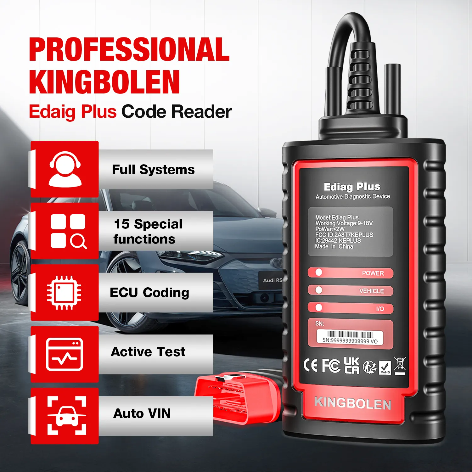 Kingbolen Ediag Plus Car Diagnostic Tool