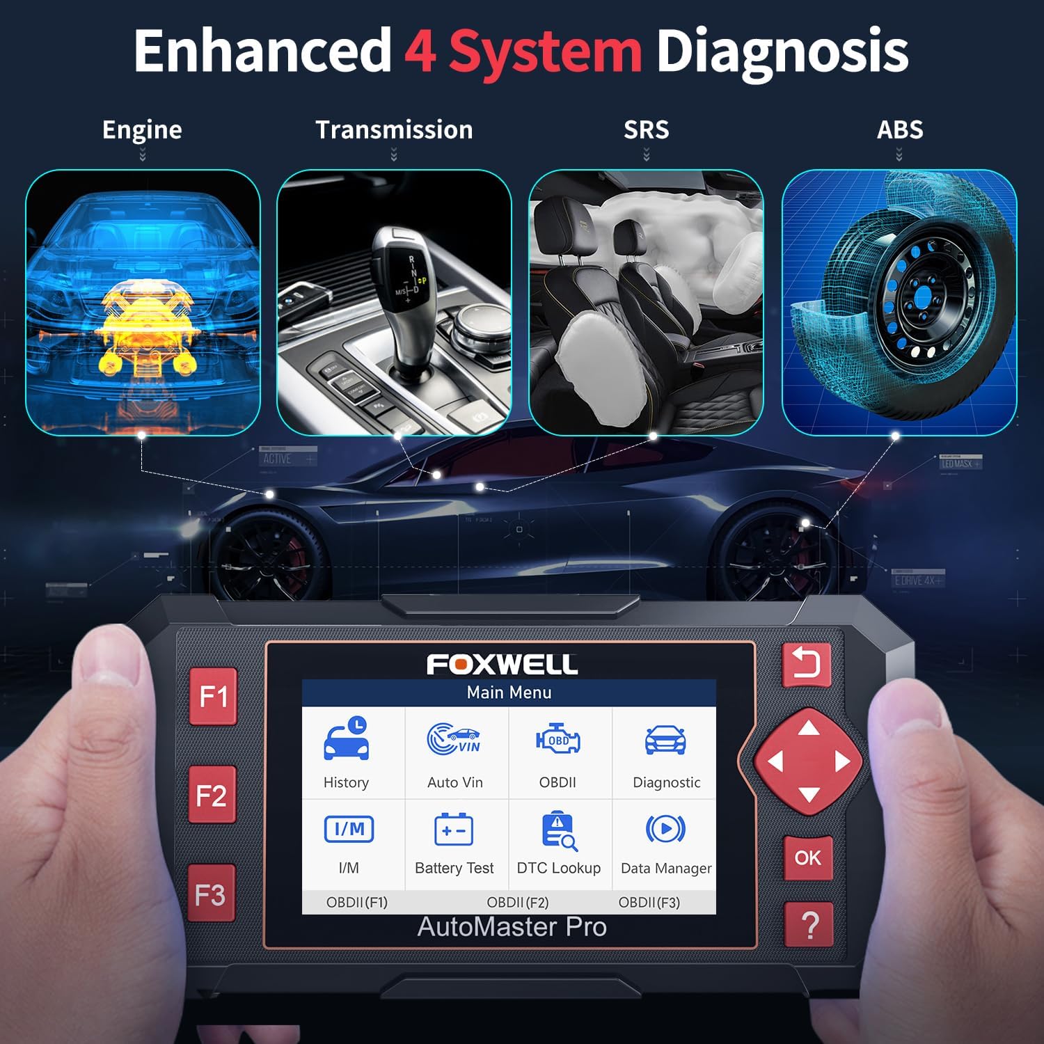 Foxwell NT 604 Elite Car Diagnostic Scanner