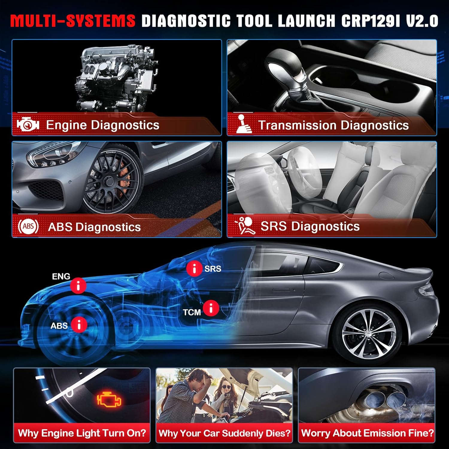 Launch Creader CRP129i Car Diagnostic Tool