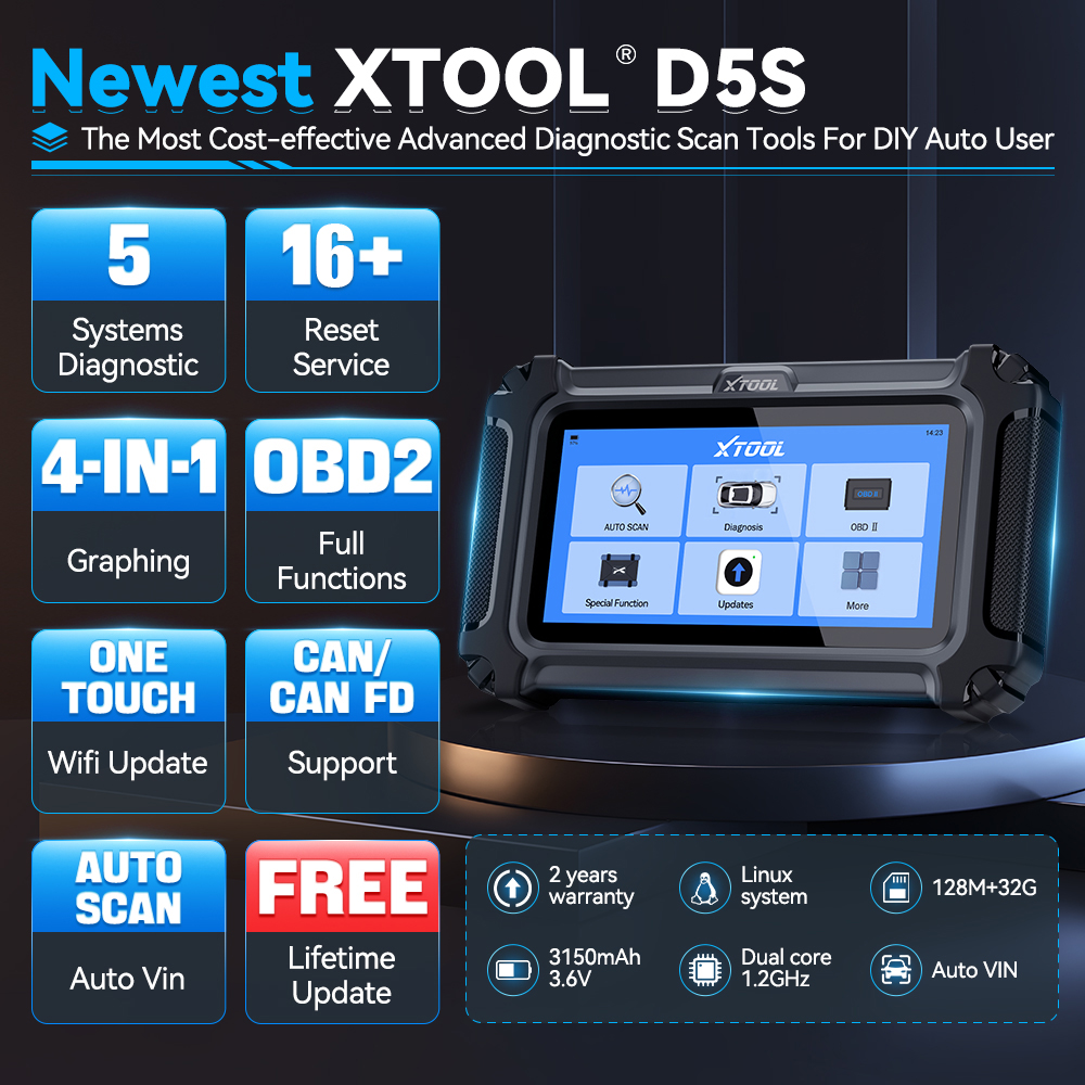 Xtool D5S Car Diagnostic Scanner