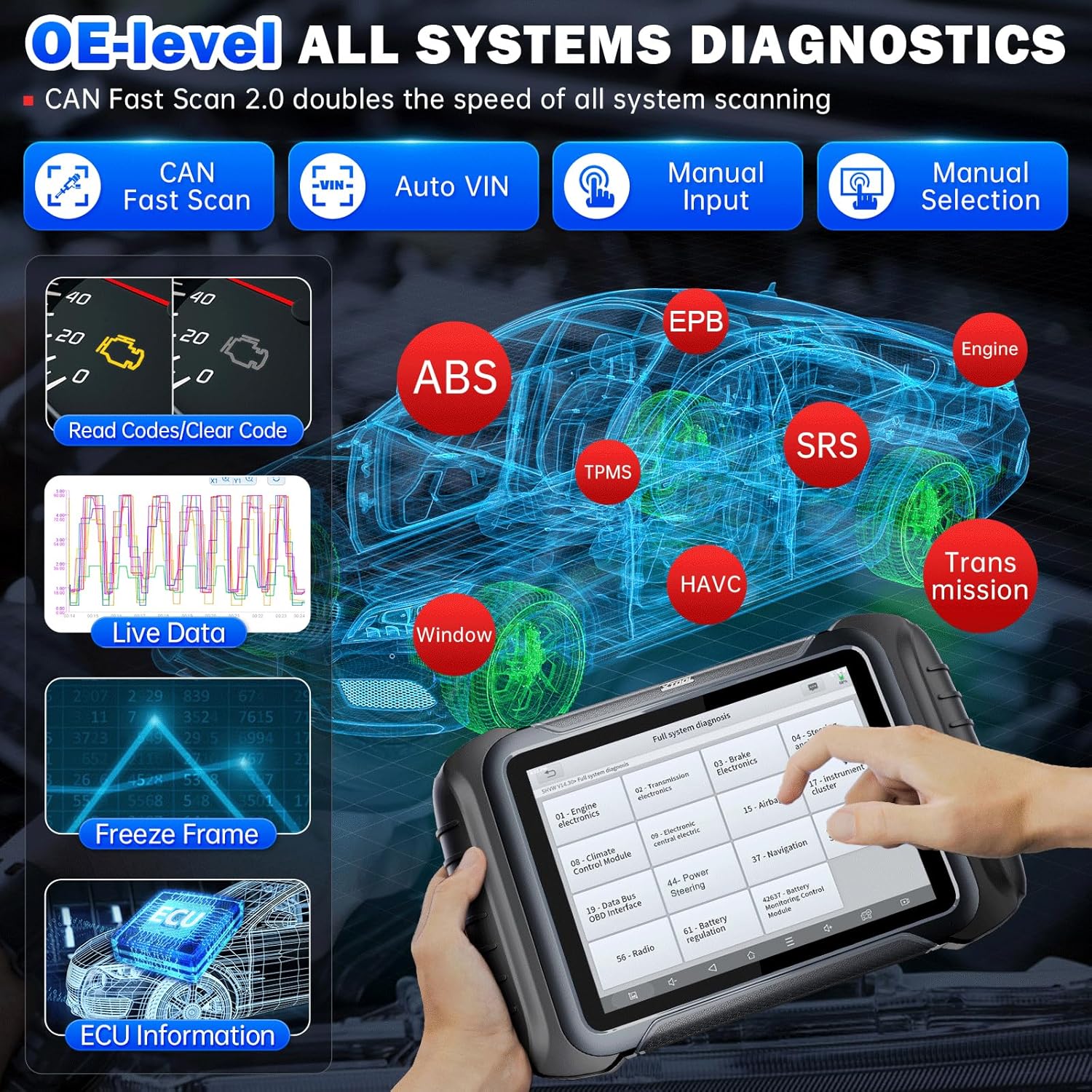 Xtool D8S Car Diagnostic Scan Tool