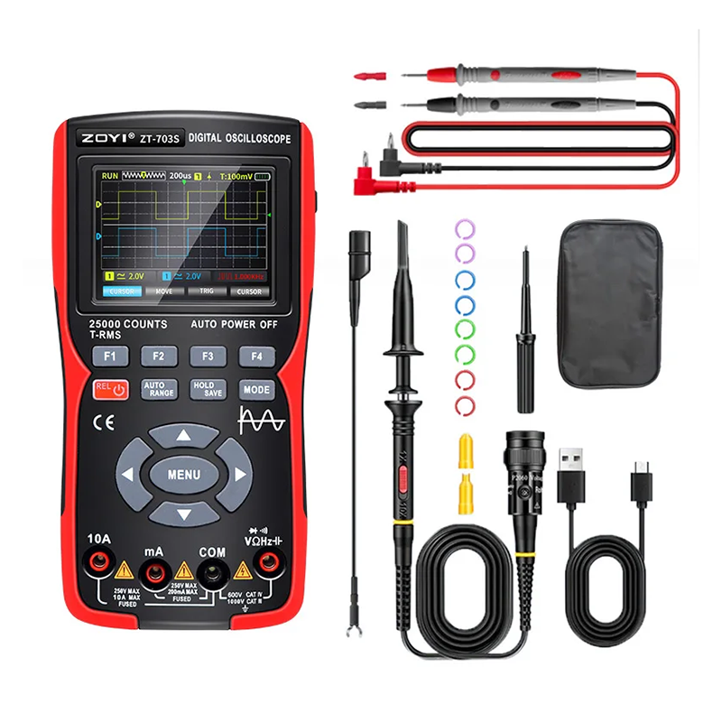 Zoyi ZT-703S 3-in-1 Oscilloscope Multimeter