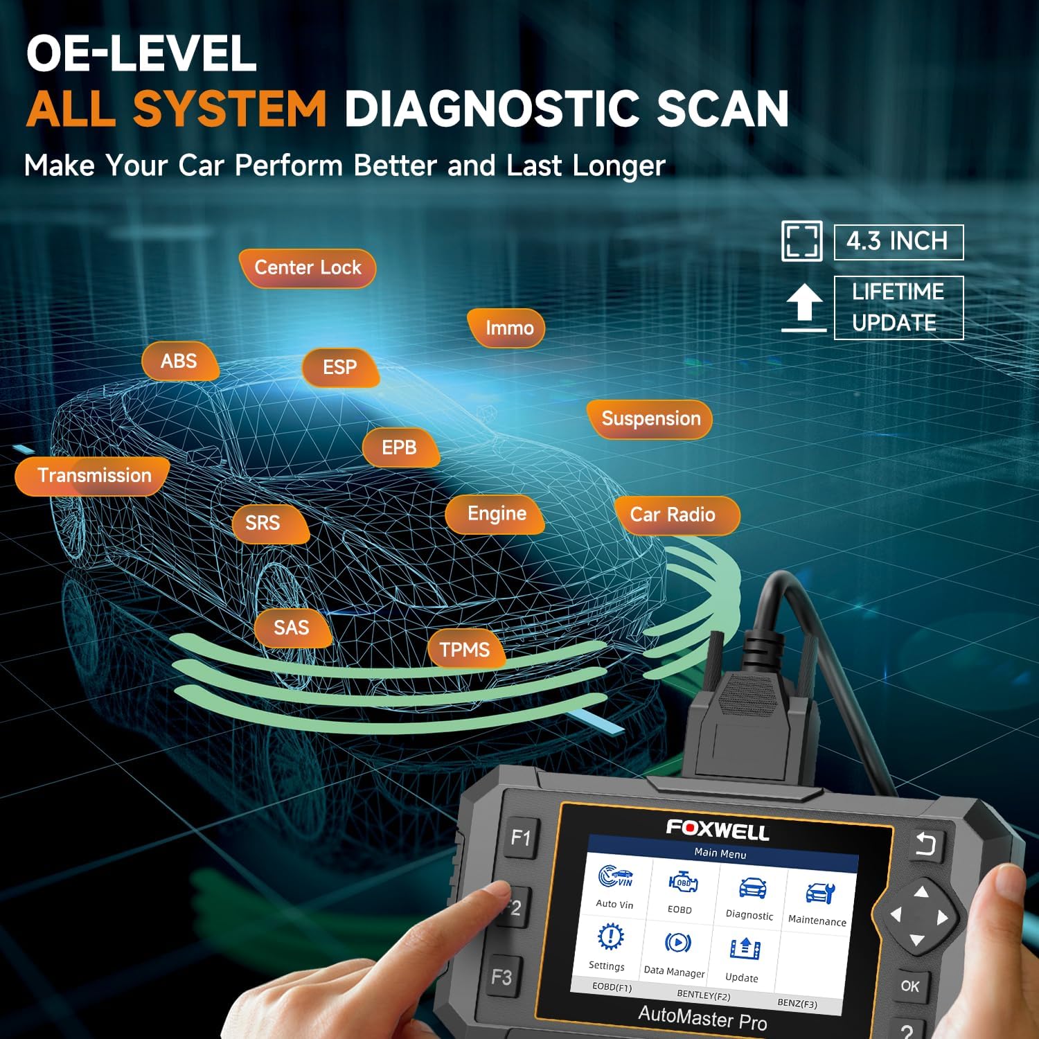 Foxwell NT624 Car Diagnostic Tool
