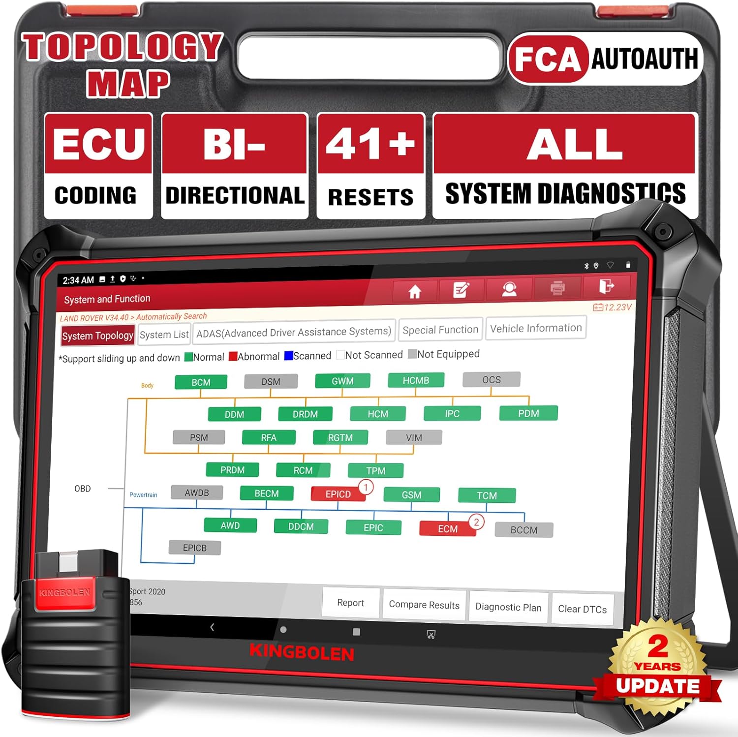 Kingbolen K10 Car Diagnostic Tool