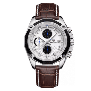 Megir 2015 Quartz Leather Watch