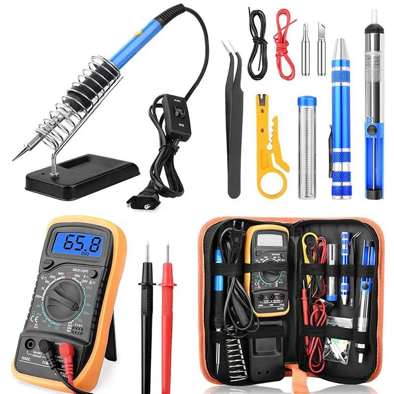 60W Soldering Kit With A Multimeter