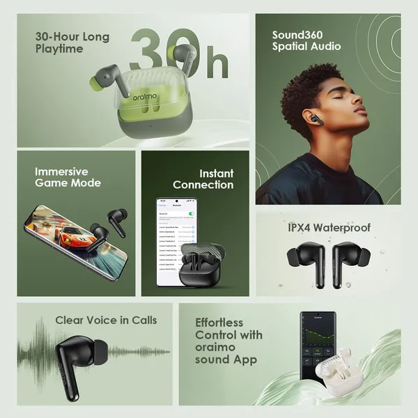 Oraimo SpaceBuds Neo Wireless Earbuds