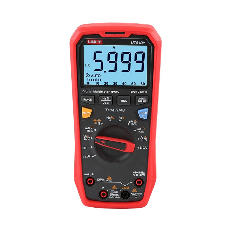 Uni-T UT61E+ 1000V True RMS Digital Multimeter