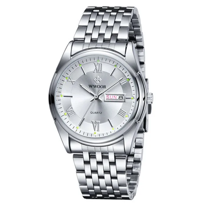 WWOOR 8802 Men's Steel Watch