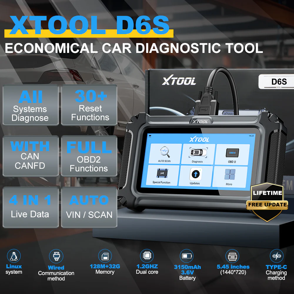 Xtool D6S Car Diagnostic Tool
